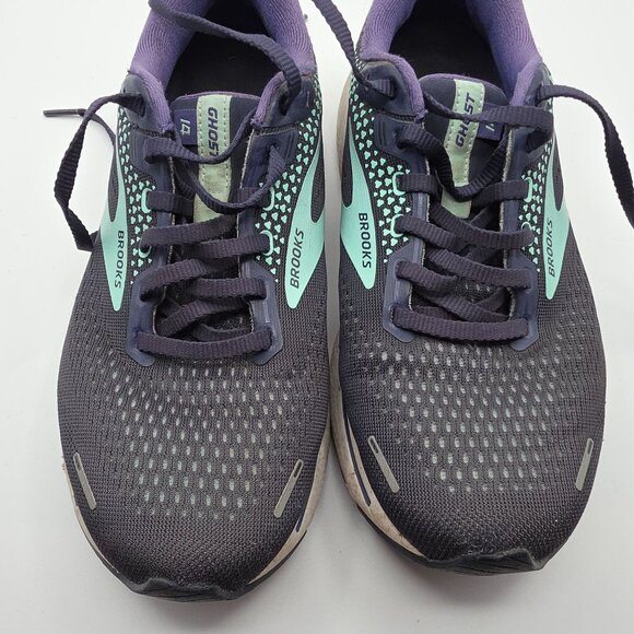 Brooks Ghost 14 Womens Size 7.5 Wide Purple Athletic Shoes Running Walking - Picture 10 of 13